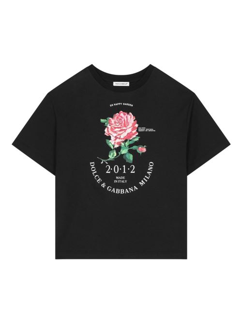 T-shirt bambina maniche corte Dolce & Gabbana Kids | L5JTNMG7N0UN0000